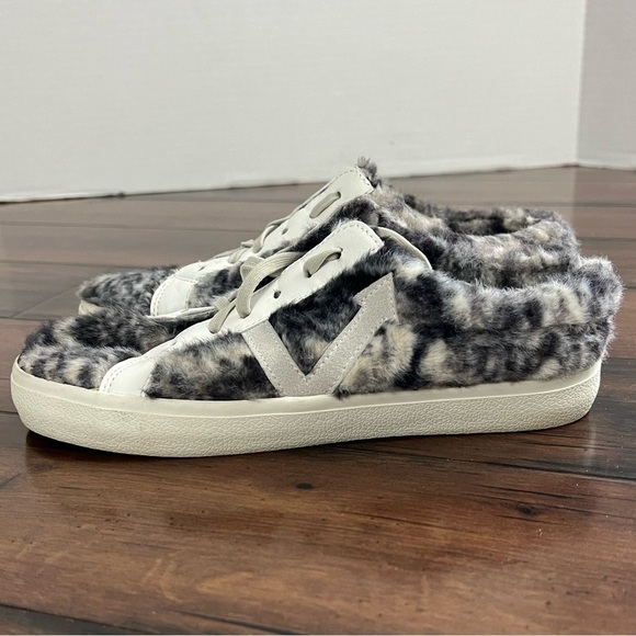 Vintage Havana Mix Snake Faux Fur Mule Sneakers - Size 6.5 - Picture 3 of 8